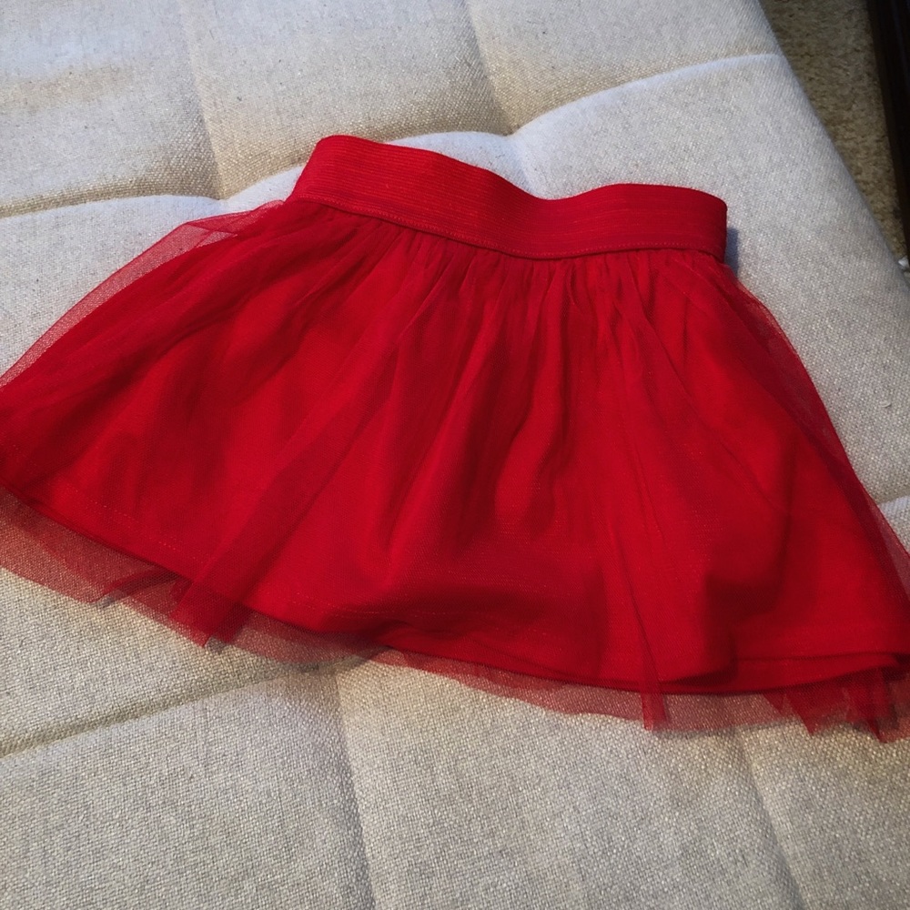 EUC Red Disney Tulle Skirt